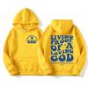 Женская эстетичная христианская одежда Коричневые мужские худи с принтом Иисуса Живое доказательство любящего Бога
