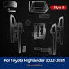 Для Toyota Highlander 2024   Прозрачная TPU пленка для салона Наклейка для защиты панели переключения передач и центральной консоли