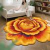 Цветочный плюшевый коврик для пола 3D ковры с оптической иллюзией цветка Нескользящий водопоглощающий коврик для ванной комнаты, спальни, прихожей, туалетного столика