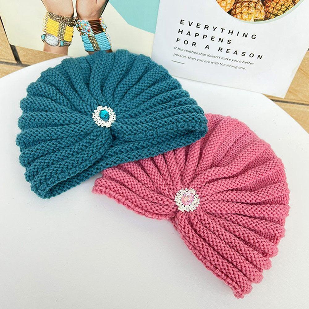 Thick Bohemia Turban Winter Warm Turban Cap Fashion Hijab Caps for Women