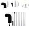 Roofing Tool Home Telescopic Extendable Pole Gutter Cleaning Tool Gutter Brush Cleaner for Debris Twigs Garden Kitchen Bedroom