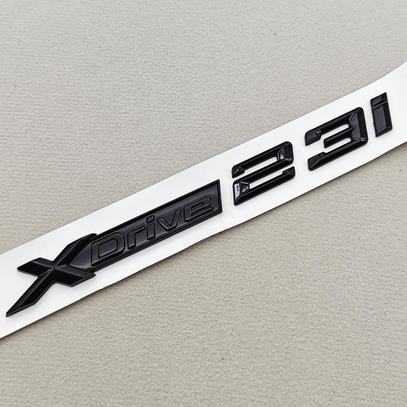 3D ABS Наклейка на автомобиль Логотип X1 X2 XDrive20d Значок на задний багажник Боковой значок на крыло Для BMW Xdrive X1 X2 X3 320d 320i E84 F48 F39 U10 yo2