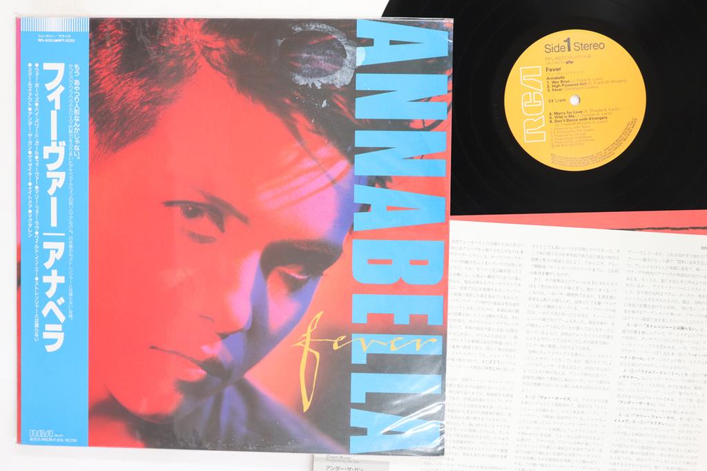 Виниловая пластинка ANNABELLA LWIN Fever RPL8331 RCA 1986 Япония Obi Рок Б/у