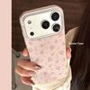 Розовый чехол для телефона с цветочным принтом для iPhone 16, iPhone 17 и iPhone 17 Pro Max