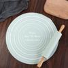 2 Pcs/set Silicone Rolling Pin Kit with Scale Kneading Pad Rolling Pin Pastry Mat Set  Pizza