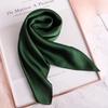 New Fashion Summer Silk Square Scarf Solid Women Satin Neck Hair Tie Band Soft Beach Hijab Head Female Foulard Free Shiping