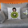Joe Keery Stranger Pillow Case Anti-Dustmite Pillowcase Invisible Zipper Silky Short Plush Sofa Cushion Cover