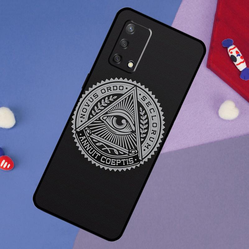 Логотип масонов Символ Чехол Для Oppo A78 A18 A38 A74 A94 A54 A58 A98 A80 A60 A40 A96 A76 A16 A15 A17 A57 A5 A6 Pro