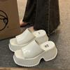 Trend 2024 Summer Platform Women Slippers Fashion Elegant Open Toe Increase Shoes Ladies Outdoor Dress Thick High Heel Sandalias