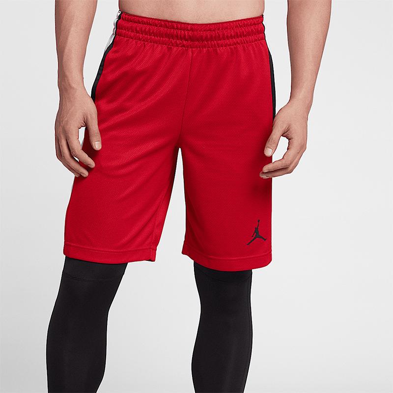 Jordan Breathable Knit Sports Shorts Men Bottoms Red 888377-687