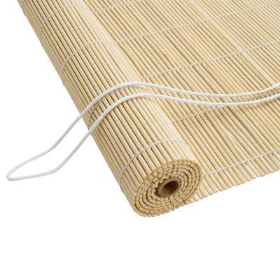 Натуральная бамбуковая рулонная штора 40 x 160 см
