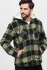Зимняя куртка Brandit Lumberjacket Hooded black/olive