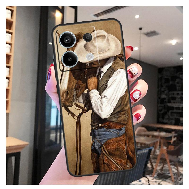 Extreme Sport Rodeo Cowboy Lasso Case For Xiaomi Redmi Note 11 9 10 12 13 Pro Plus 12S 11S 10S 9S Redmi 12 10C 12C 13C Cover
