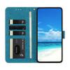 Wallet Case for Galaxy A55 5G - Leather/PU, Blue, With Lanyard