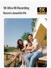 5K HD CCD Digital Mini Selfie Camera for Students and Home Use