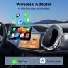 ZEXEF беспроводной CarPlay Android Auto адаптер беспроводной Car play Ai Box USB Dongle для Apple iPhone Android Phone Auto Connect