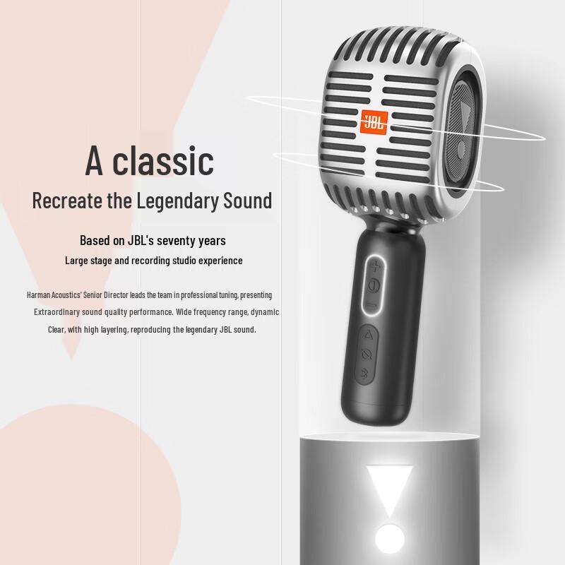 JBL KMC600 All-in-One Wireless Karaoke Microphone CN plug (adapter included)