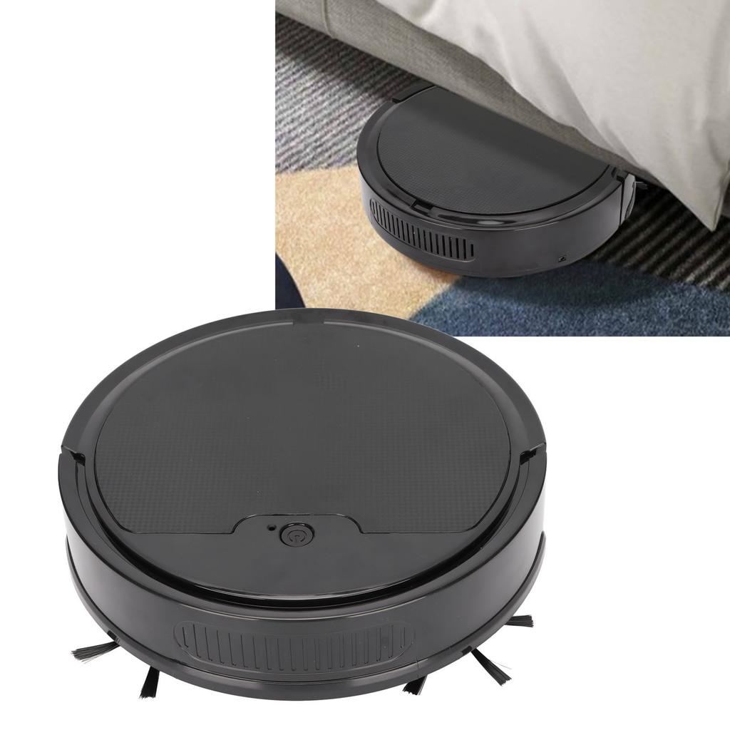 Robot Vacuum Cleaner Ultra Thin 1800PA Quiet Cleaning Robot for Pet Hair Low Pile Carpets Hard Floor
