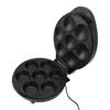 Housewares Cake Maker 1200W 7 Holes Black Housewares Cake Pop Maker for Cup Cakes Muffins