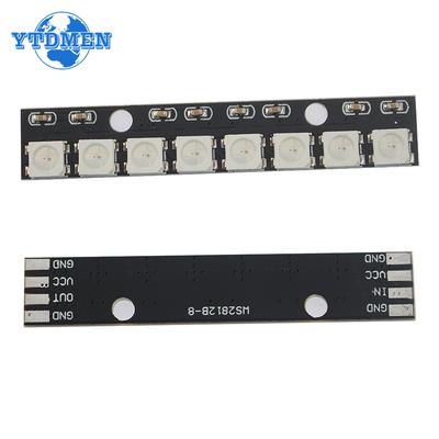 1 шт. модуль RGB-контроллера 8 бит 24 бита WS2812 5050 светодиодная панель модуль ленты драйверная плата для Arduino