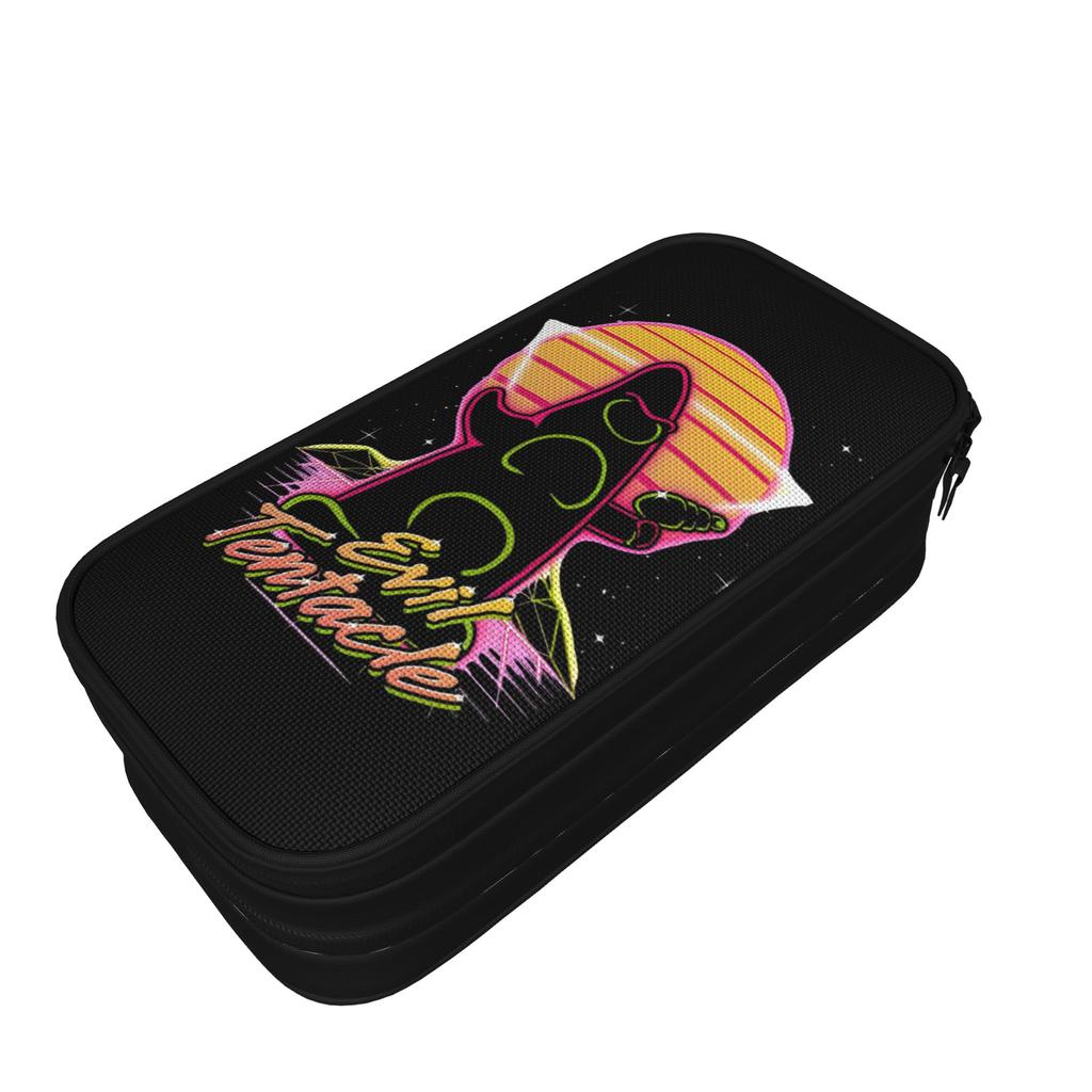 Retro Evil Day of the Tentacle Pencil Case Pencilcases for Girl Boy Big Capacity Pencil Bags School Supplies Gift Stationery