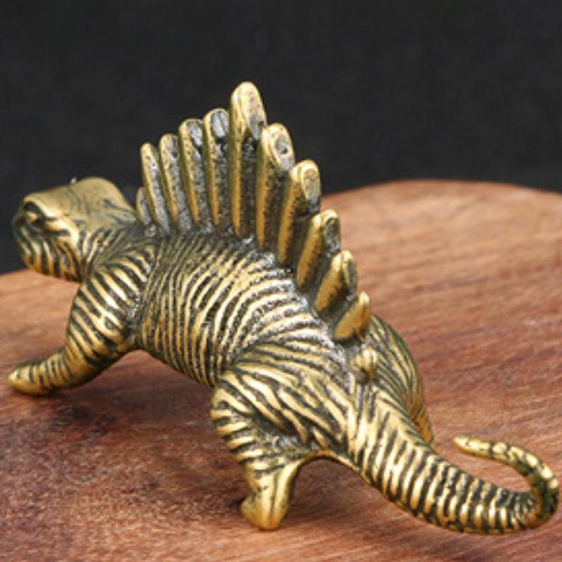 11 Kinds, Brass Dinosaur Model Decoration Jurassic Tyrannosaurus Triceratops Ankylosaurus Modeling Metal Crafts Decoration