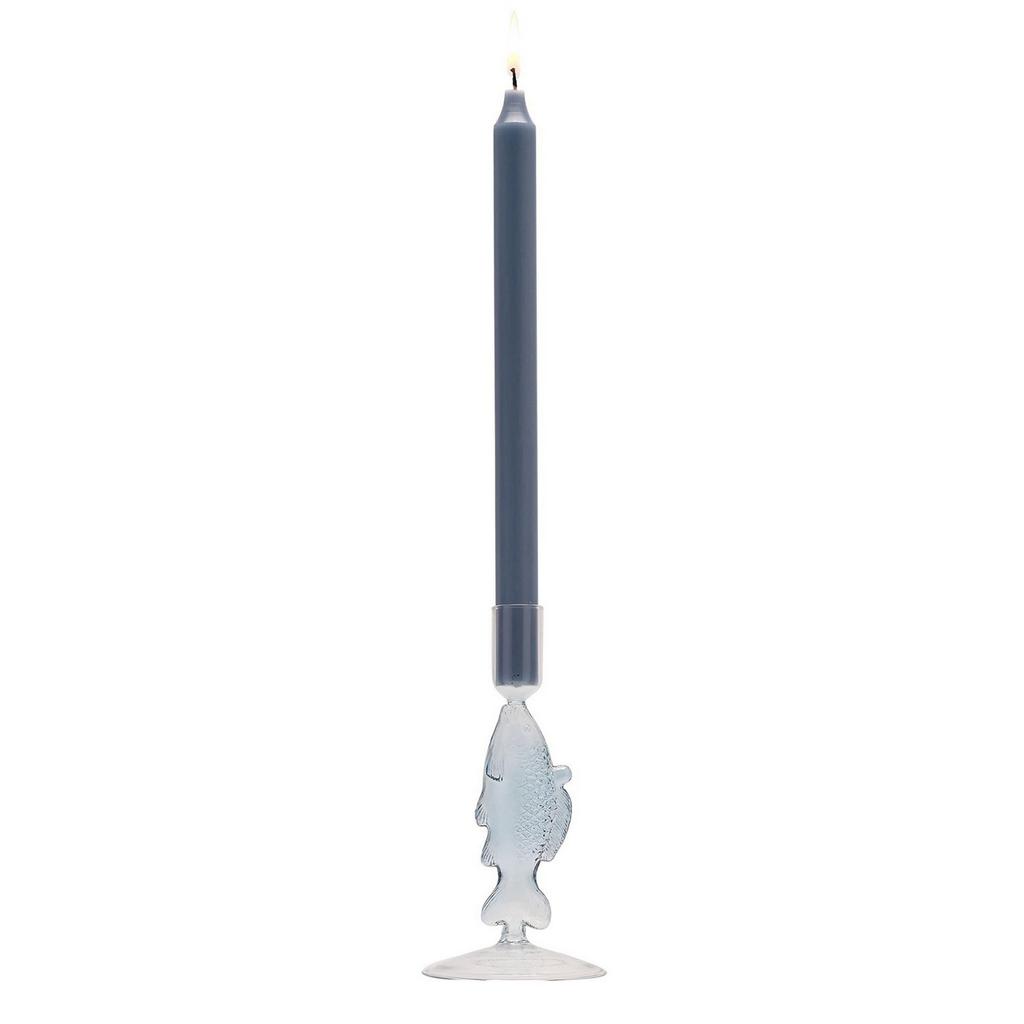 Hestia Glass Fish Candle Holder
