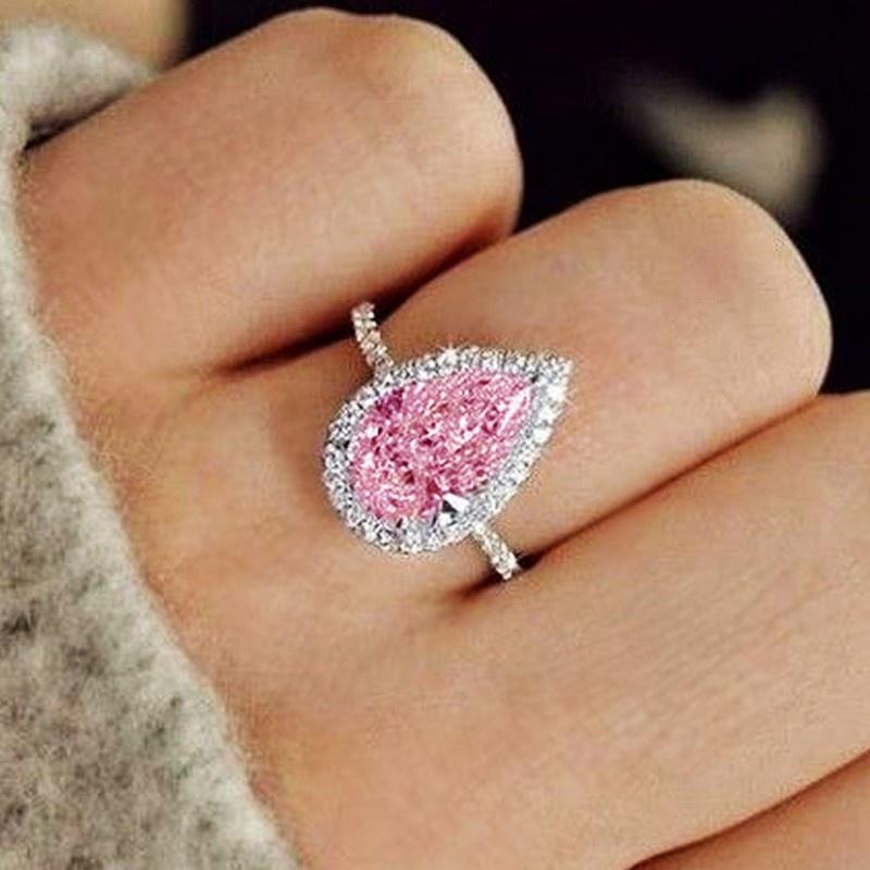 CAOSHI Simple Exquisite Daily Wearable Finger Ring for Women Brilliant Cubic Zirconia Jewelry Gifts Elegant Wedding Accessories