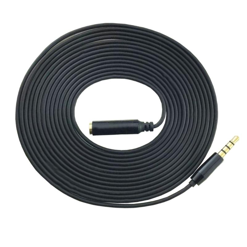 Quality 3.5mm Headphone Cable Microphones and Headphone Extension Cable with 3.5mm Female to Male Connectors 4Pole/3Pole