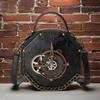 Women's Messenger Bag Leather Retro Briefcase Steampunk Crossbody Shoulder Purse Satchel for Women Lolita Gothic Costume Vintage Work Cross-body Bag