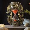 Gothic Fantasy Double Dragon Hourglass 18.796cm Red Hourglass with Sculptures