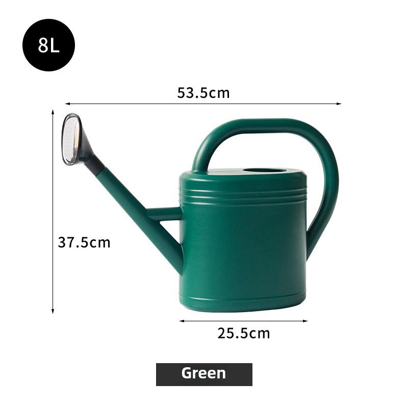 1-10 л Пластиковая лейка большой емкости с длинным носиком и насадкой-дождевателем для садоводства с овощами и цветами