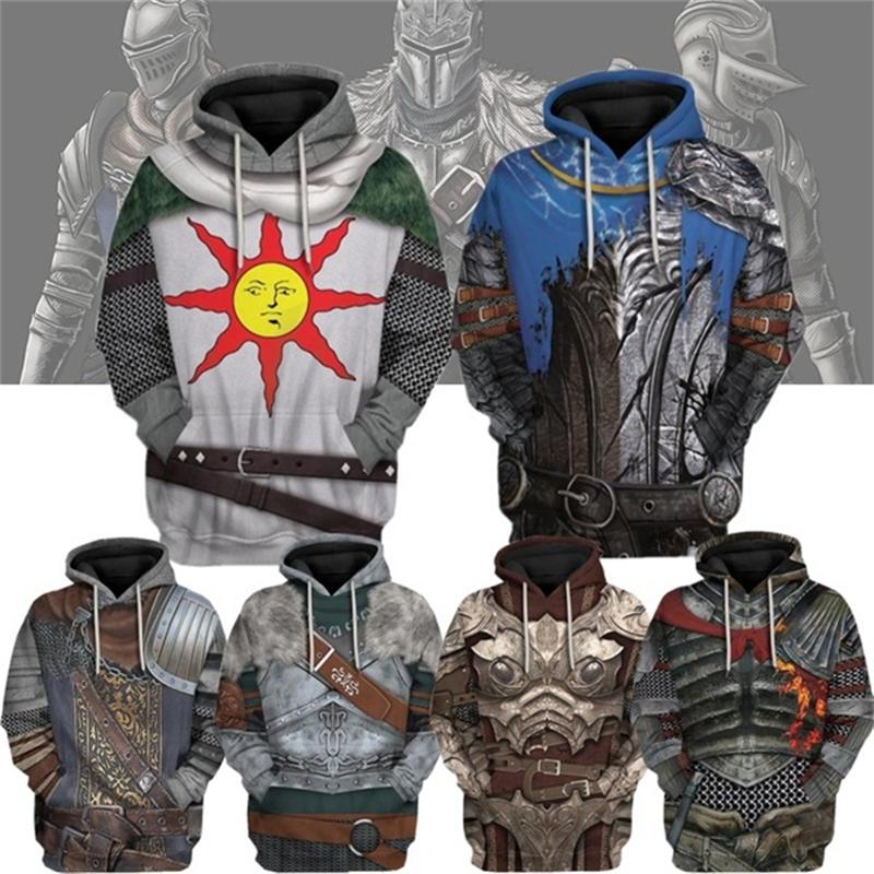 Men's And Women's 3d Printed Popular Game Dark Souls Hoodie New Fashion Casual Hooded Sweatshirt Cool Sport Oversized Loose Top