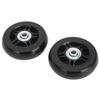 2Pcs Luggage Suitcase Replacement Wheels Universal Rubber Swivel Caster Wheels Bearings Repair Kits