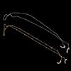 Lanyard Beaded Eyeglass Man Silver Women Beads Fashion Straps Reading Sunglasses Glasses Chain Gold
