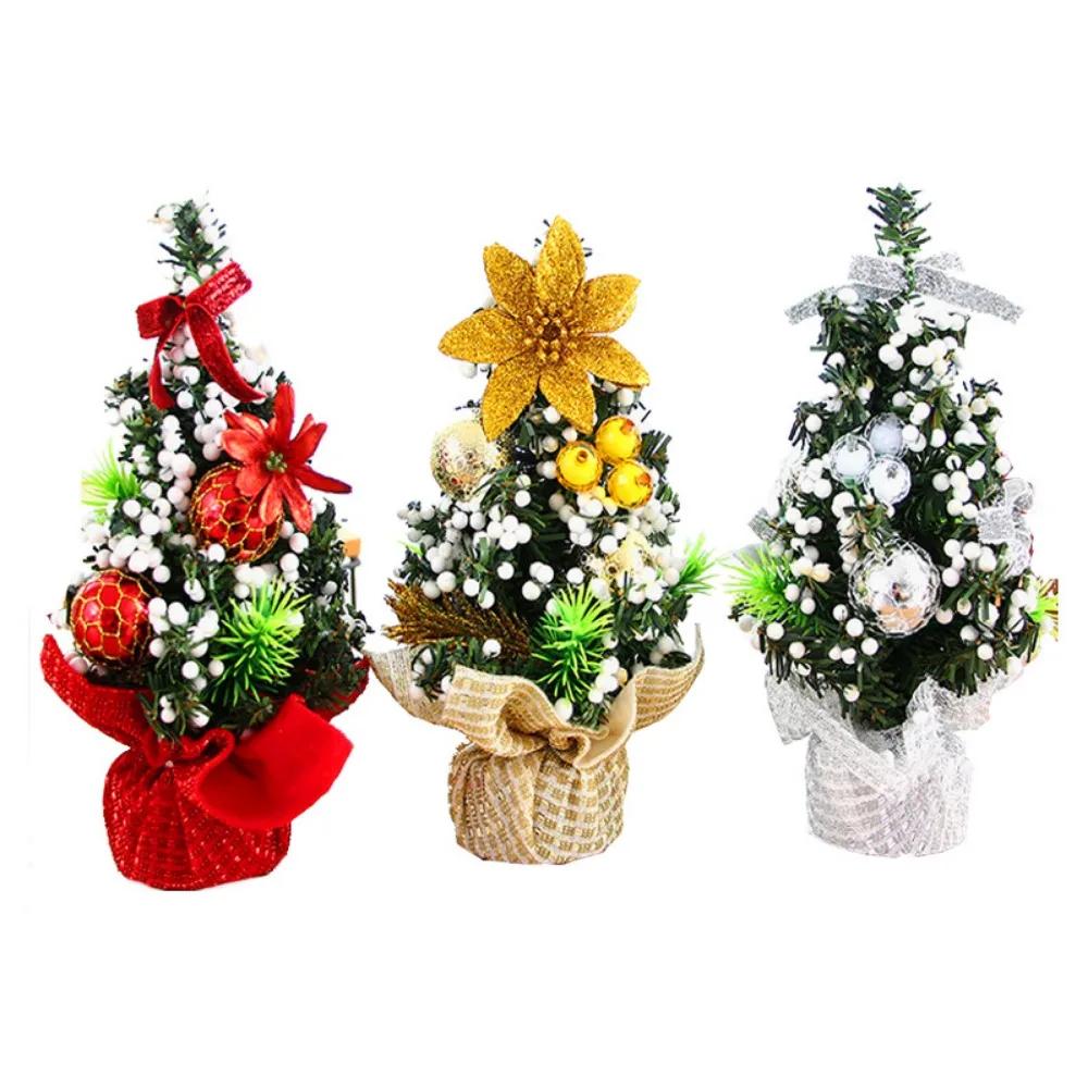 Christmas Tree 20CM Mini Set Tree Tabletop Decoration for Children Gift Tree Trumpet Decoration Wholesale