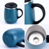 GRANDTIES Premium Vacuum Insulated Mug, 460ml, Available in 19 Colors, with Easy-Open Sliding Lid, Stainless Steel Double-Wall Vacuum Insulation, and