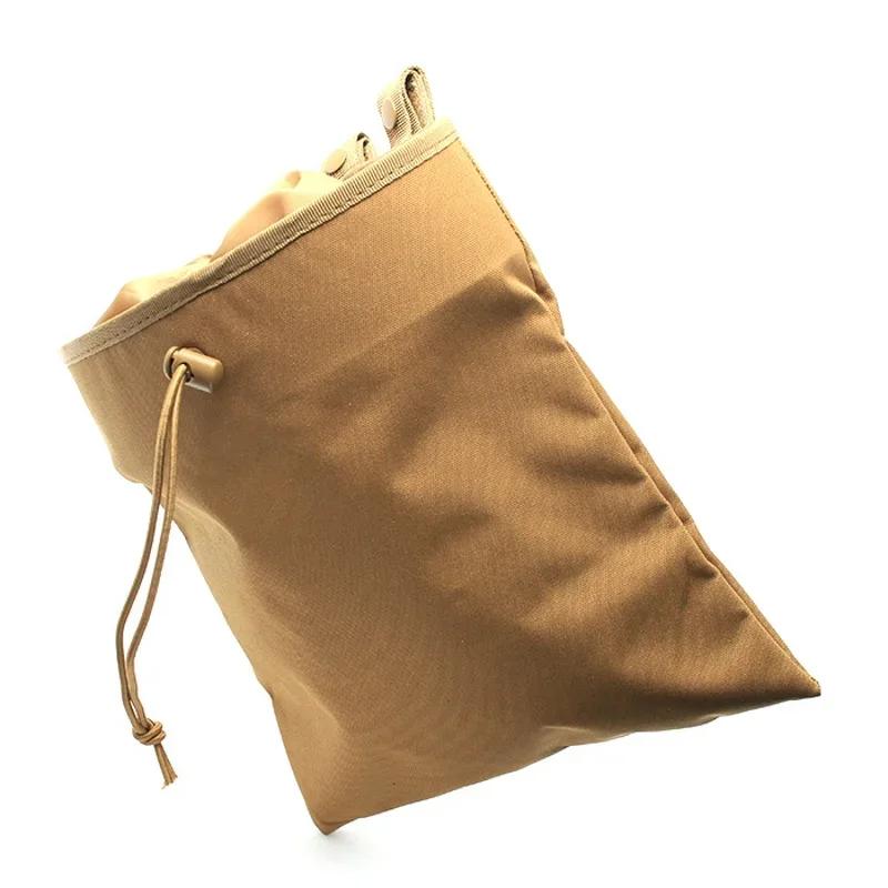 Outdoor Sports Large Recycling Bag Tactical Folding Storage Pack Small Waist Pack Miscellaneous Storage Bag Molle Attachment Pouch