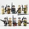 Mini Puzzle Game Set 8 Special Forces Action Figures With Removable Joints And Weapons