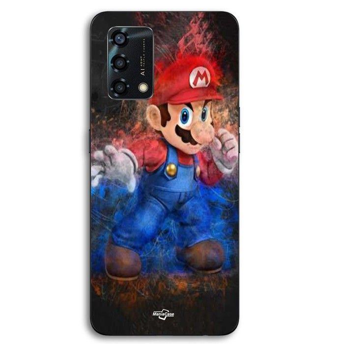 Coque pour téléphone - MANIACASE - Oppo A95 - Super Mario Bros - Noir - Protection antichoc