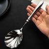 Light Luxury Stainless Steel Spoons French Table Serving Spoons Dessert Spoons  Ice Cream