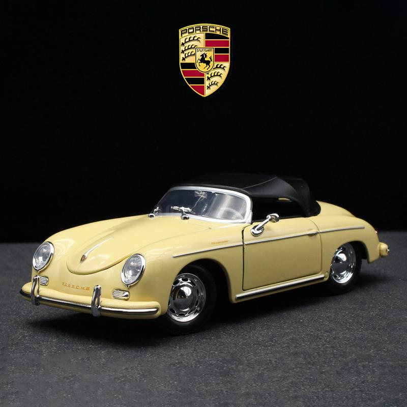 AABH1 WELLY 1:24 Porsche 356A Speedster Литой Модель Автомобиля Литье под Давлением и Игрушечные Транспортные Средства Коллекционируемая Игрушка Автомобиль Подарки на День Рождения Мальчику