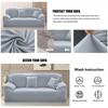 Sofa Color Covers Solid Elastic For Living Room Thicken Sectional Corner Slipcovers Couch Cover L Shape Need Buy 2pcs Cover