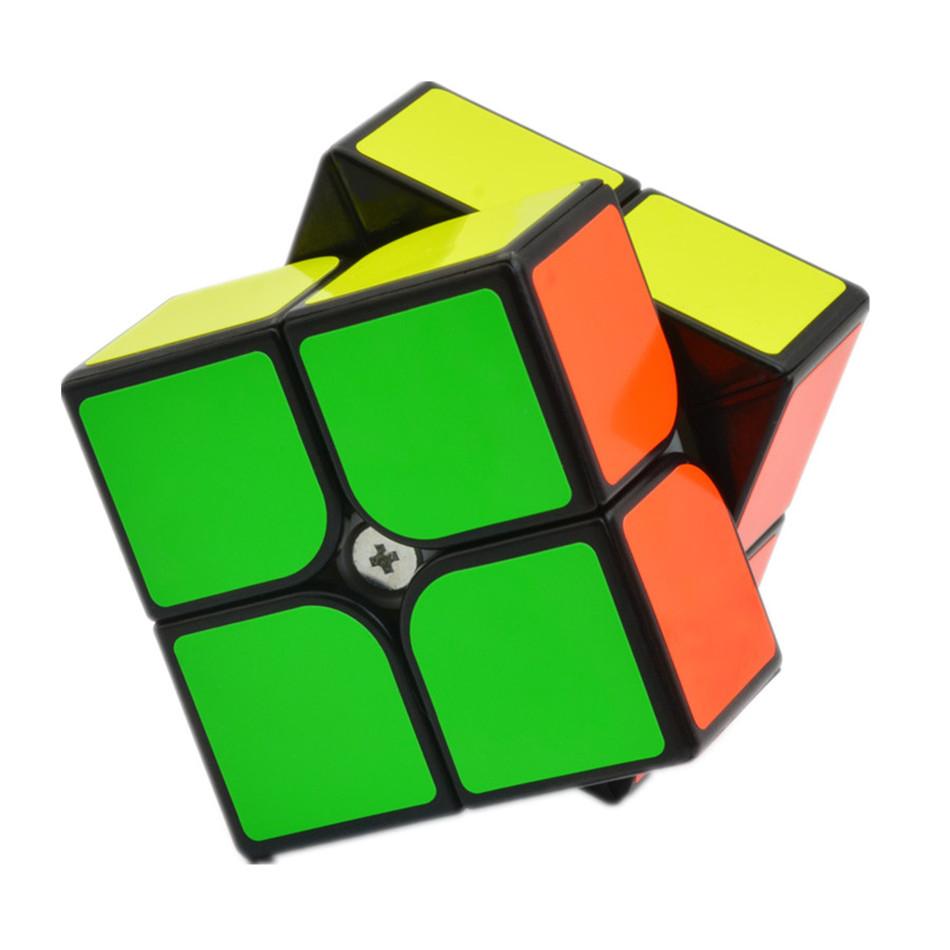 Yj Mgc 2x2 Магнитный кубик Рубика Черный Или Без наклеек Yongjun Mgc 2x2x2 Скоростной кубик Для тренировки мозга Игрушки Для детей Дети