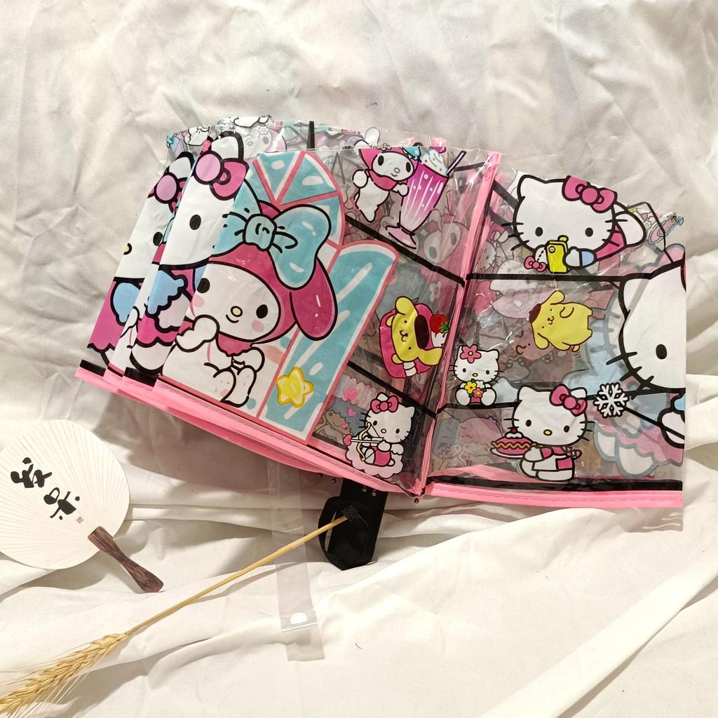 Аниме Куроми Мягкая Девушка Прозрачный Складной Зонт - Утолщенный и Портативный