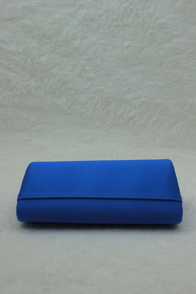 Women's Stylish and Useful Evening Dress Bag Satin Blue Evening Dress Bag Clutch Portfolio Strap Shoulder and Hand Bag 2023