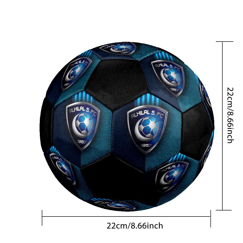 1 шт. Футбольный мяч Al Hilal SFC, размер 5, для зала, модный, цветной, для игры на заднем дворе - Отличный подарок для спортивных фанатов HE20