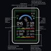 Детектор качества воздуха 10-в-1 CO2, PM0.3, PM1.0, PM2.5, PM10, HCHO, TVOC, Термометр-гигрометр, Монитор CO2