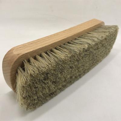 Большая щетка из конского волоса, щетка из бука, удлиненный конский волос, смазка, полировка и удаление пыли, многофункциональная щетка для обуви и одежды.