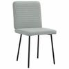 VidaXL Chaises à manger lot de 2 Gris clair Velours 4101133